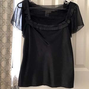 Black dress top